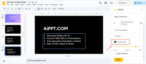 How to Add Animation in Google Slides [Full Guide] - AiPPT