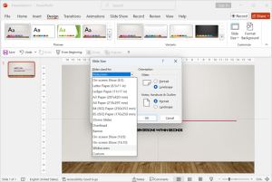 What Size is a PowerPoint Slide & How to Change it - AiPPT