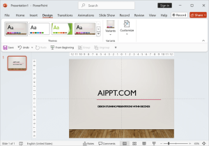 What Size is a PowerPoint Slide & How to Change it - AiPPT