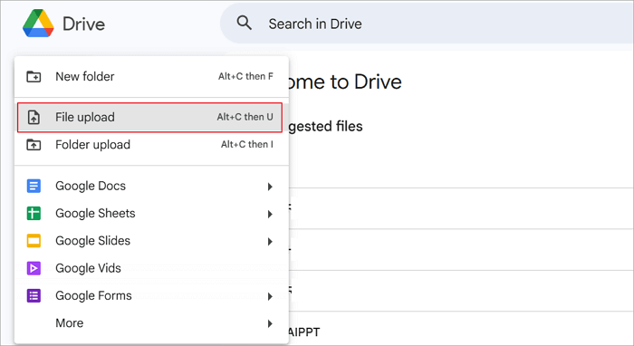 upload sound to google-drive