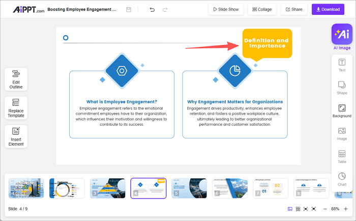 add note using aippt