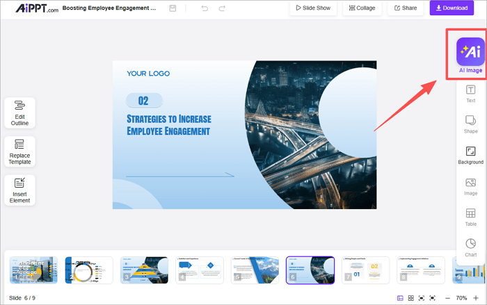 click on ai image generator