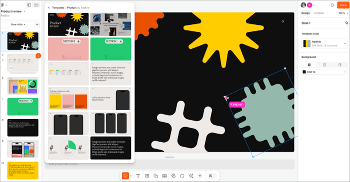 applications like powerpoint - figma slides