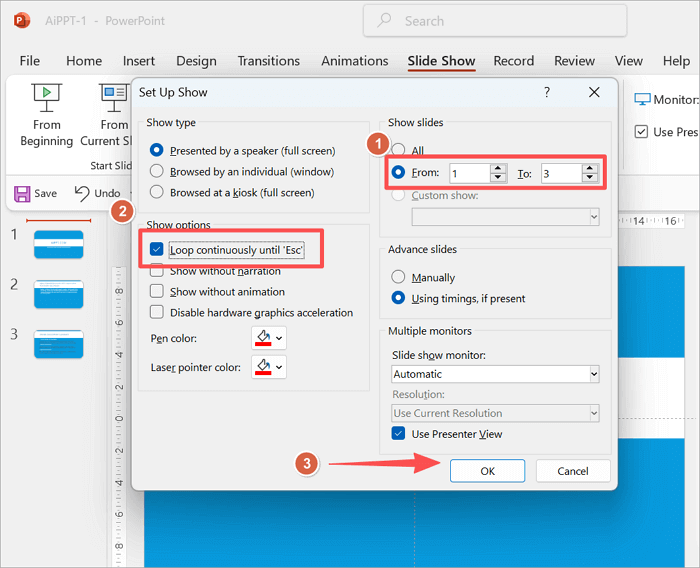 loop ppt presentation