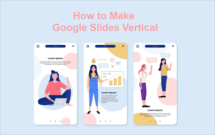 make a google slide vertical