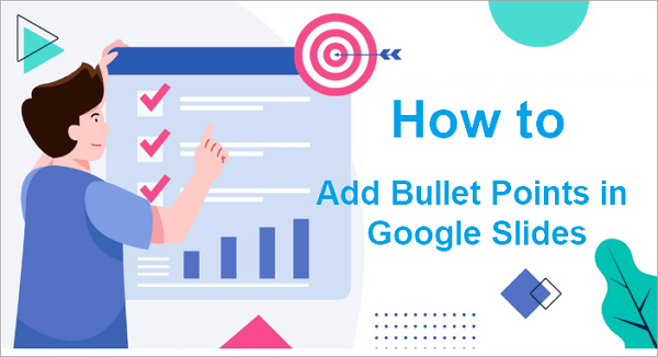 make bullet points in google slides