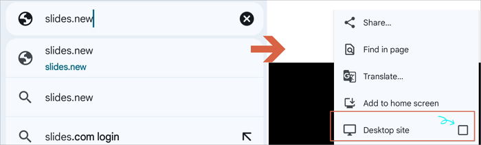 open google slides on phone