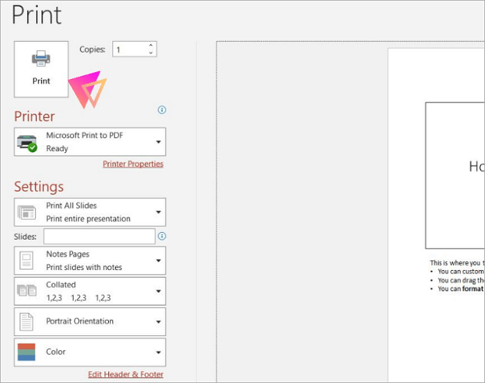 print ppt slides with notes