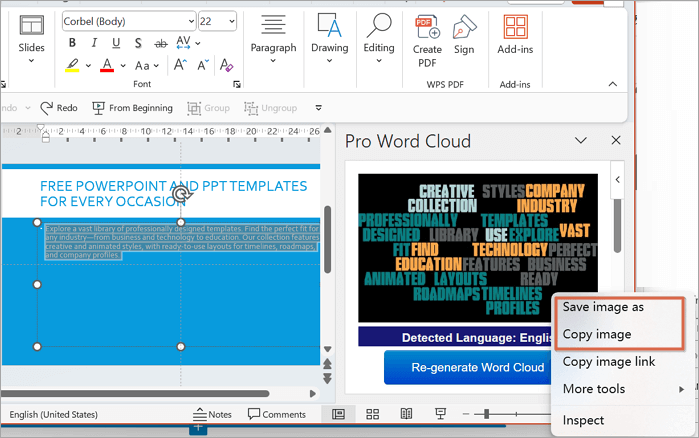 save generated word cloud
