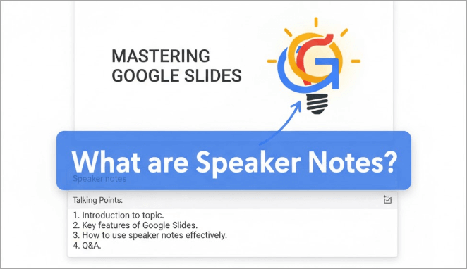 what is speaker note