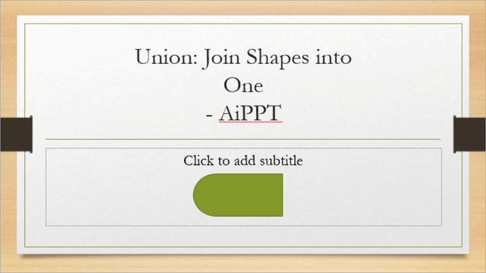 join shapes into one