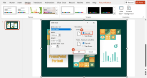 How to Make a PowerPoint Portrait on Windows/Mac/iPad
