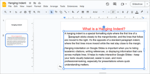 How to Do a Hanging Indent on Google Slides [2026 Tutorial]