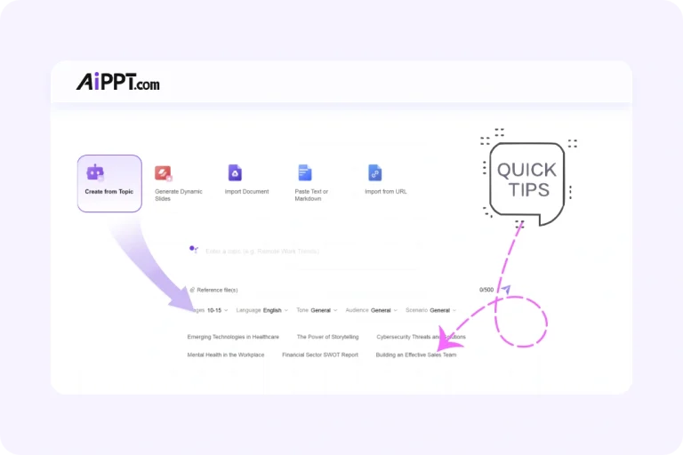 How to Use AiPPT to Create Presentation Slides​