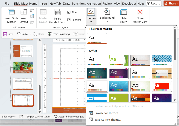 2 identify master slide