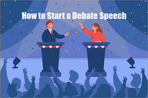 how to start debate