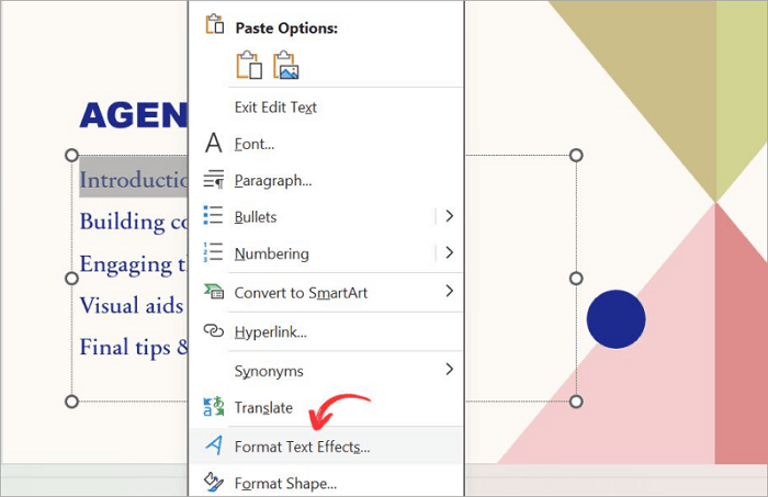 2 format text effects