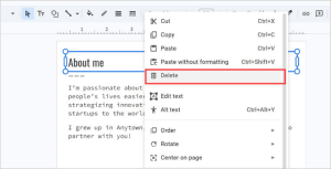 How to Add, Duplicate, and Delete Text Box in Google Slides