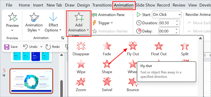 3 add animation to shape