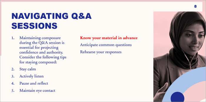 4 preview your slide