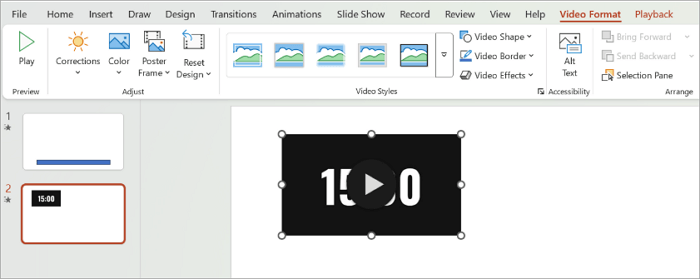 4 resize timer video