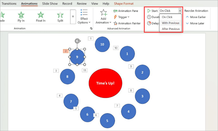 4 set timing of ppt timer