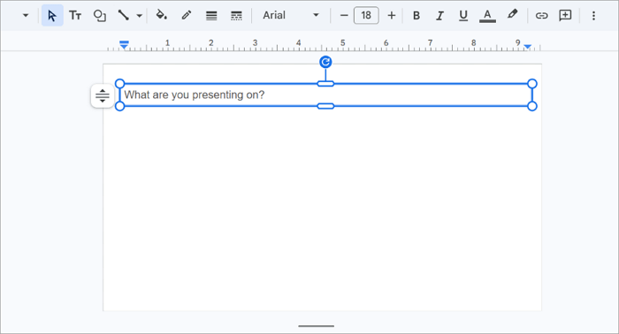 4 type in new text box
