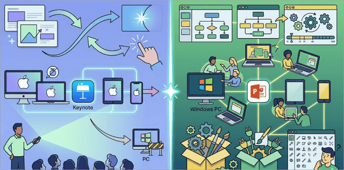 keynote and powerpoint