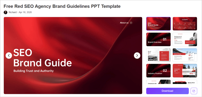 agency brand guidelines ppt template