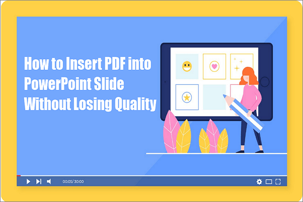 insert pdf into powerpoint