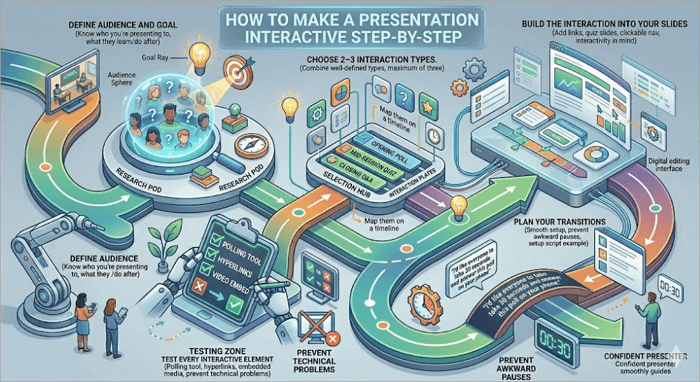 make presentation interactive