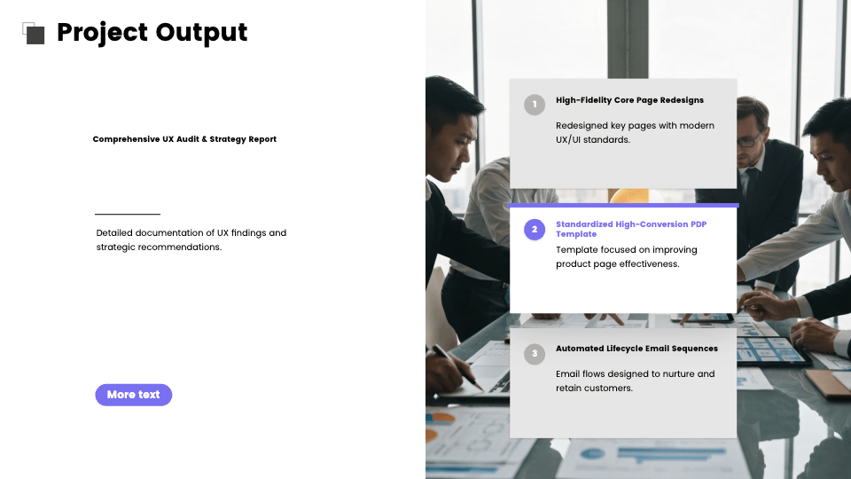 Business Proposal Presentation Template AI Generator