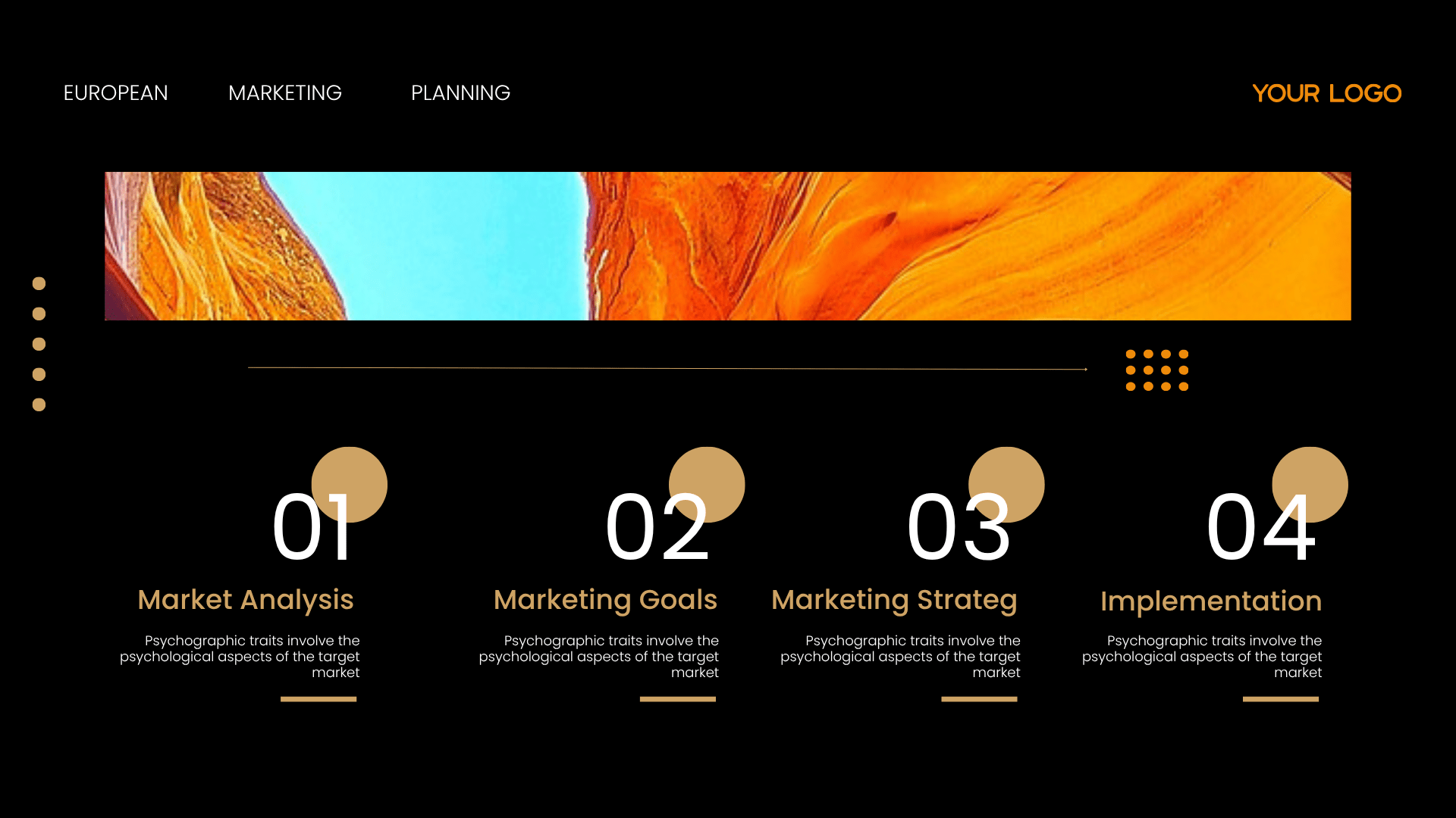Example slides for marketing presentation​