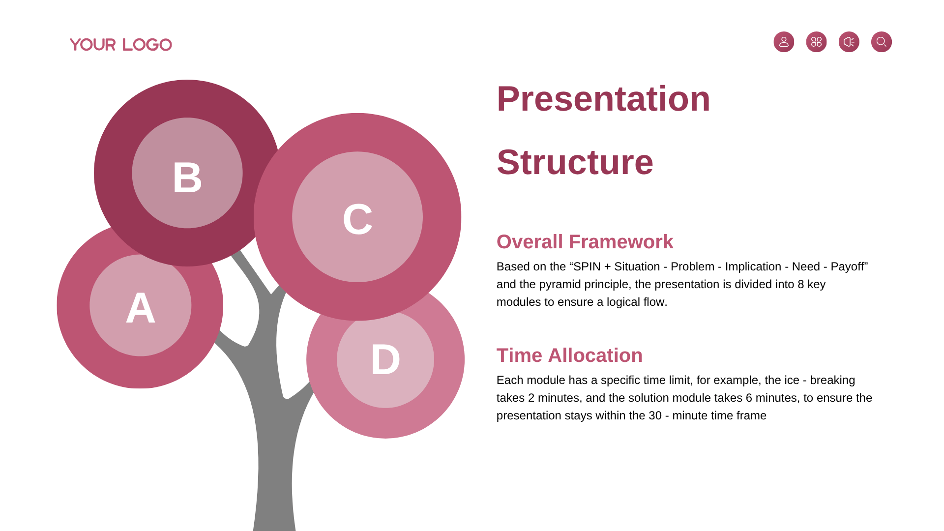 Example slides for marketing presentation​