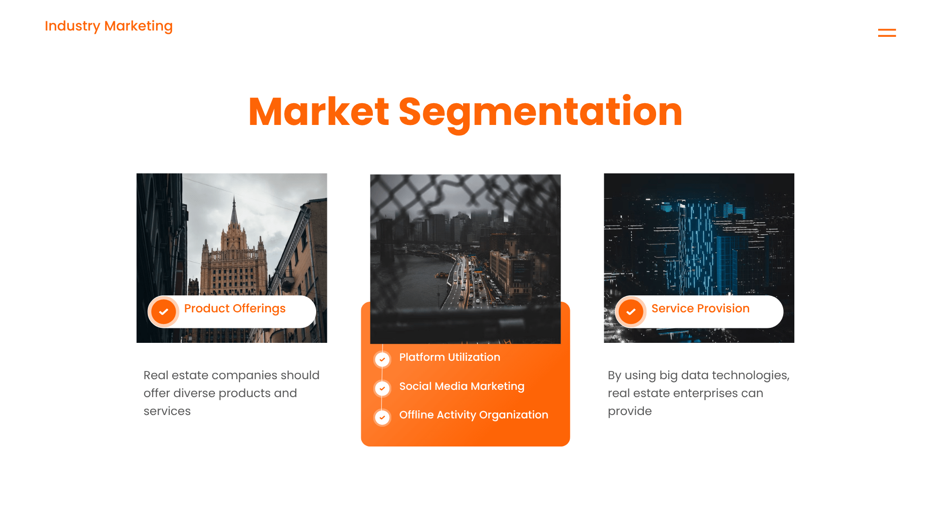 What to include in a slides for marketing presentation​