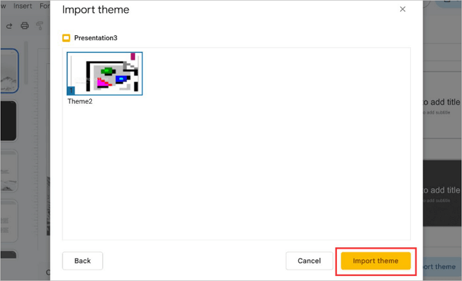 apply the theme