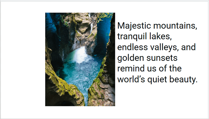 drag text box to fill space
