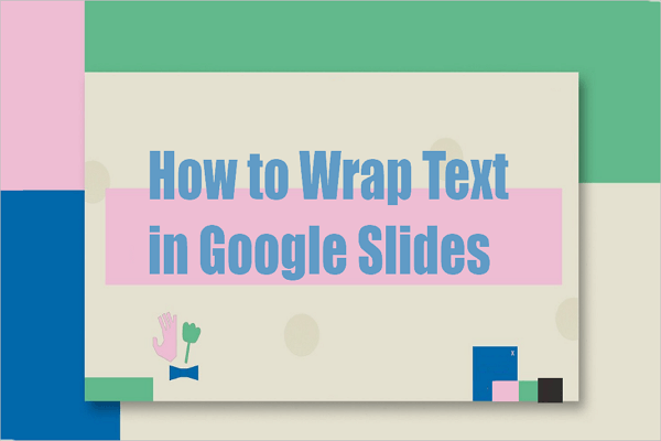 how to wrap text in google slides
