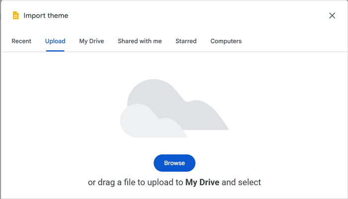 open in google slides