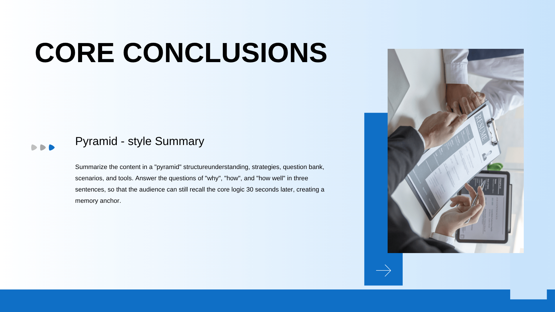 What to include in a presentation for job interview​