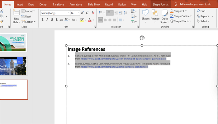 reduce the font size