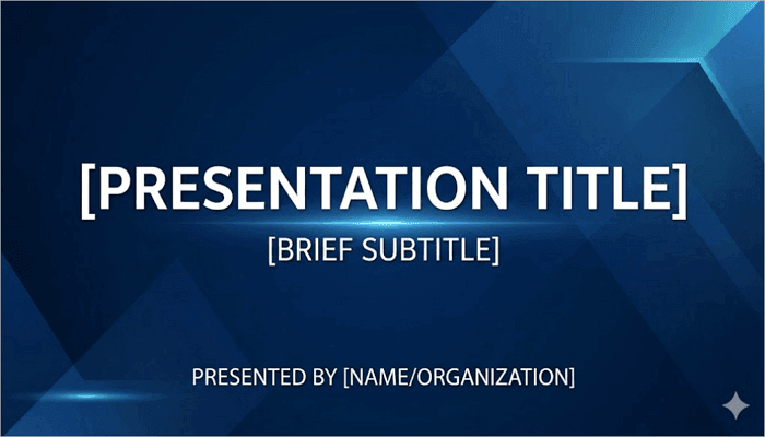 title slide