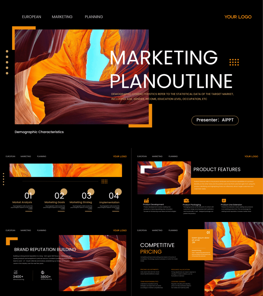 Dynamic Social Media Marketing PowerPoint Template
