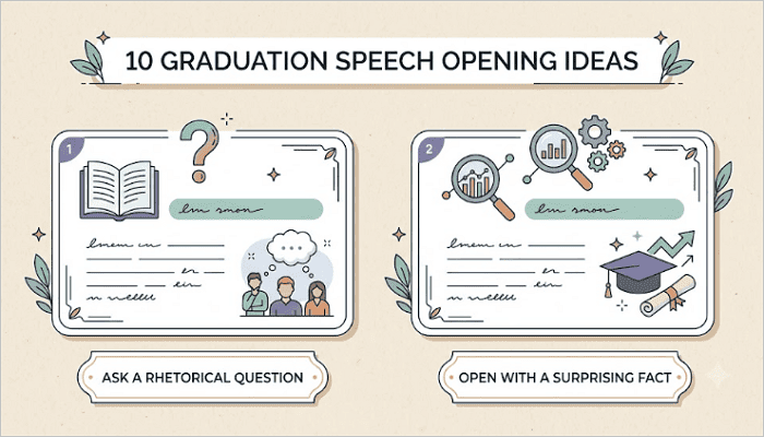 graduation speech opening ideas
