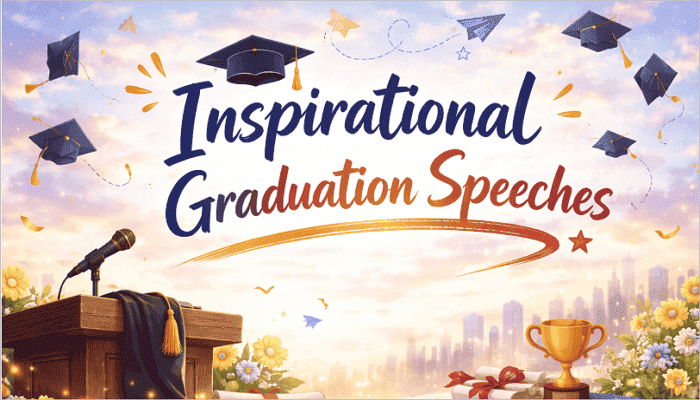 inspirational graduation speeches