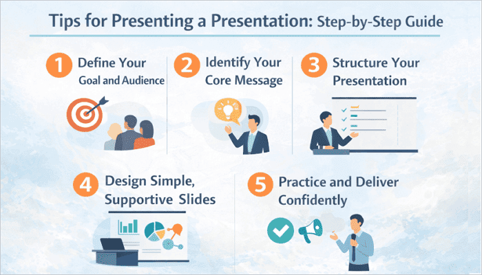 tips for presenting a presentation