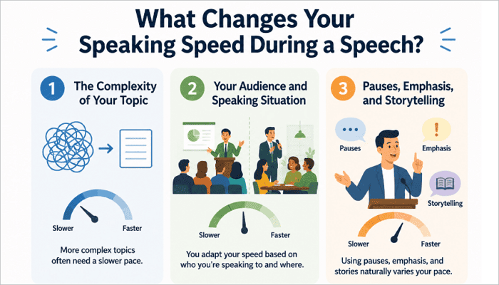 what changes your speaking speed