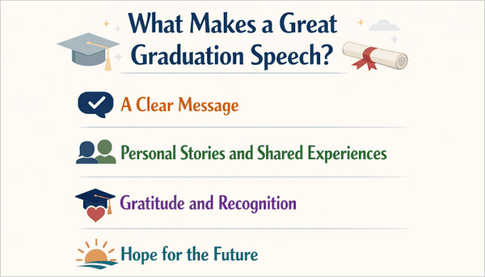 what makes a great graduation speech