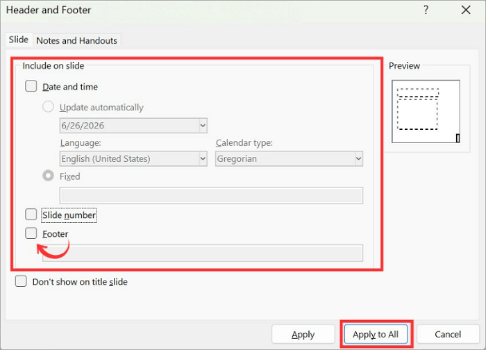 2 remove footer from all slides