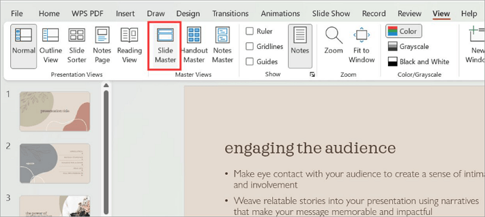 3 click slide master